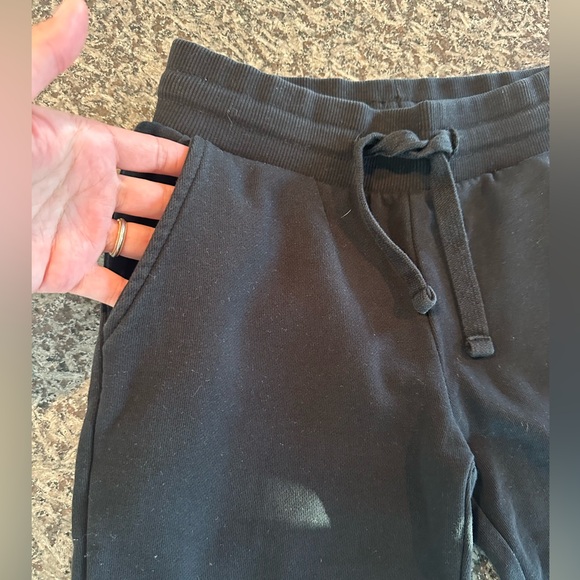 John Richmond Junior logo-print cotton track pants black size 10T made in Italy - Picture 8 of 14